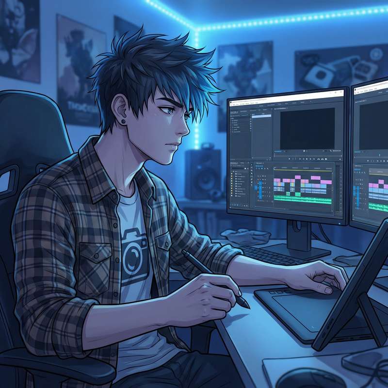 成人快手视频剪辑师陈浩然